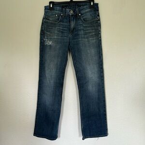 Joe’s jeans, curvy, distressed